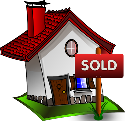 free clipart house sold - photo #3